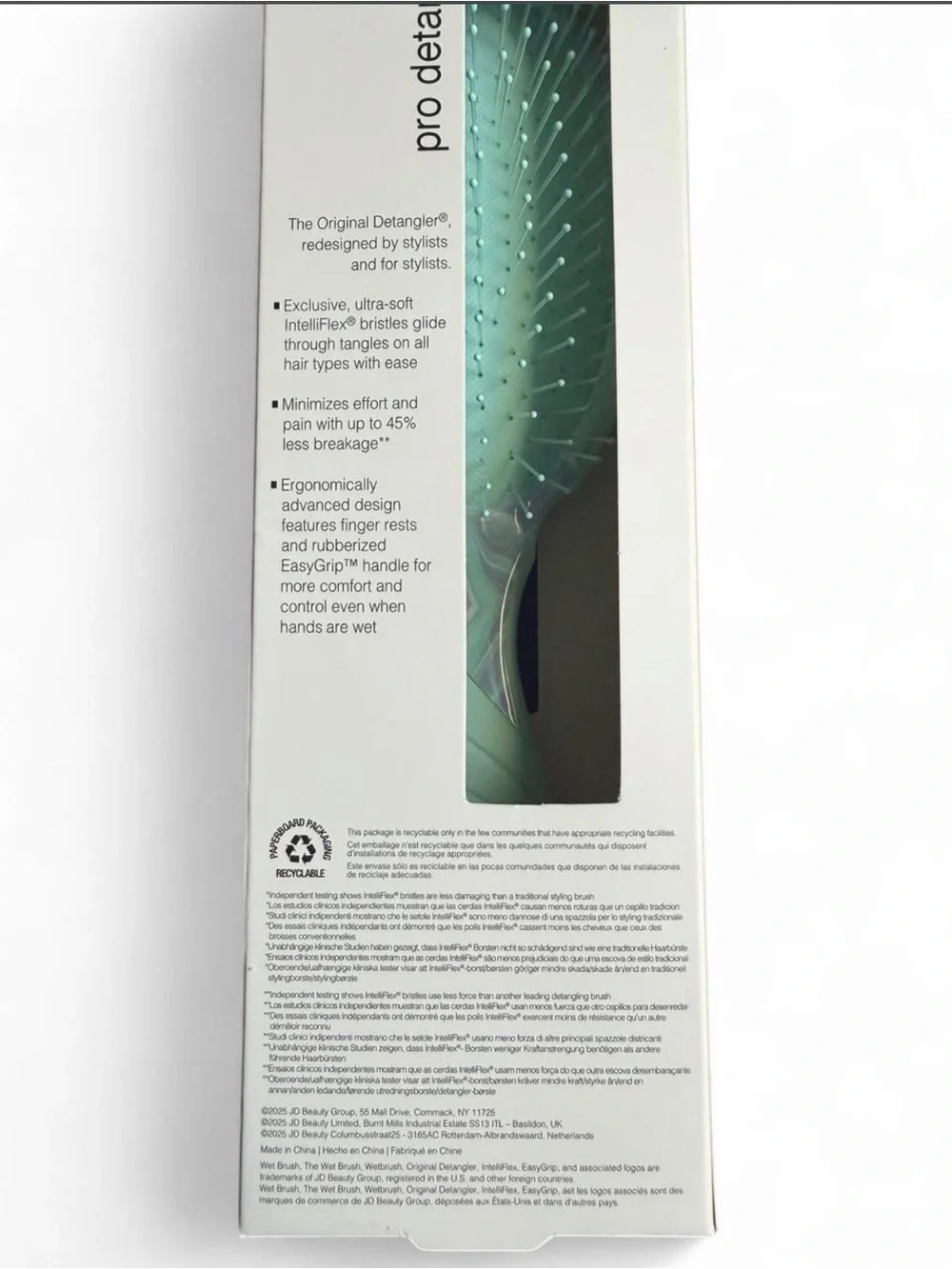 Wet Brush Pro Detangler Hair Brush - Aqua Marble